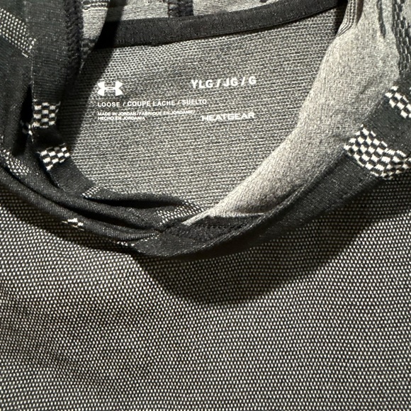 Under Armour Charcoal and Black Performance Hoodie - Picture 4 of 4